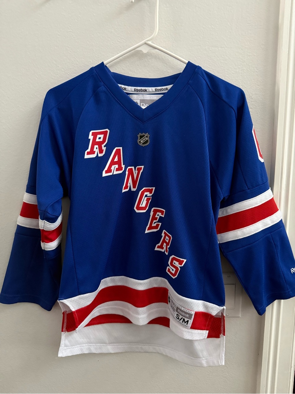 Reebok New York Rangers Kids Hockey Jersey